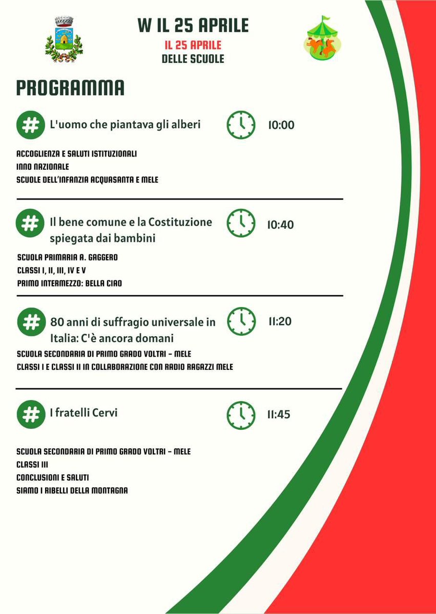 Comune di Mele tweet media
