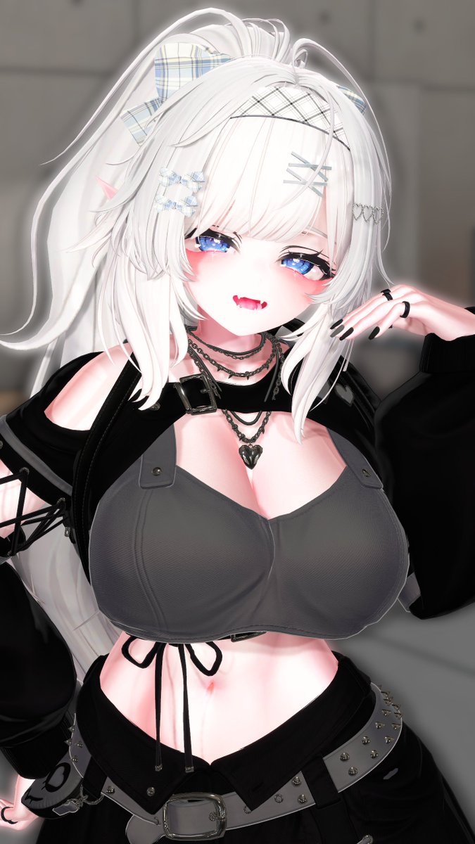 Mizore_manjuVRC's tweet photo. おはよ！実は最初に買おうとしてた愛莉ちゃんです！
#VRChat #Airi_3D #VELLIE https://t.co/hceLjanpUv