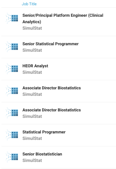 SimulStat's tweet image. We’ve added new opportunities across biostatistics, statistical programming, and data management.

Explore all our job openings here: simulstat.com/job-search/

#biostatistics #statisticalprogramming #datascience #clinicalresearch #SASprogramming