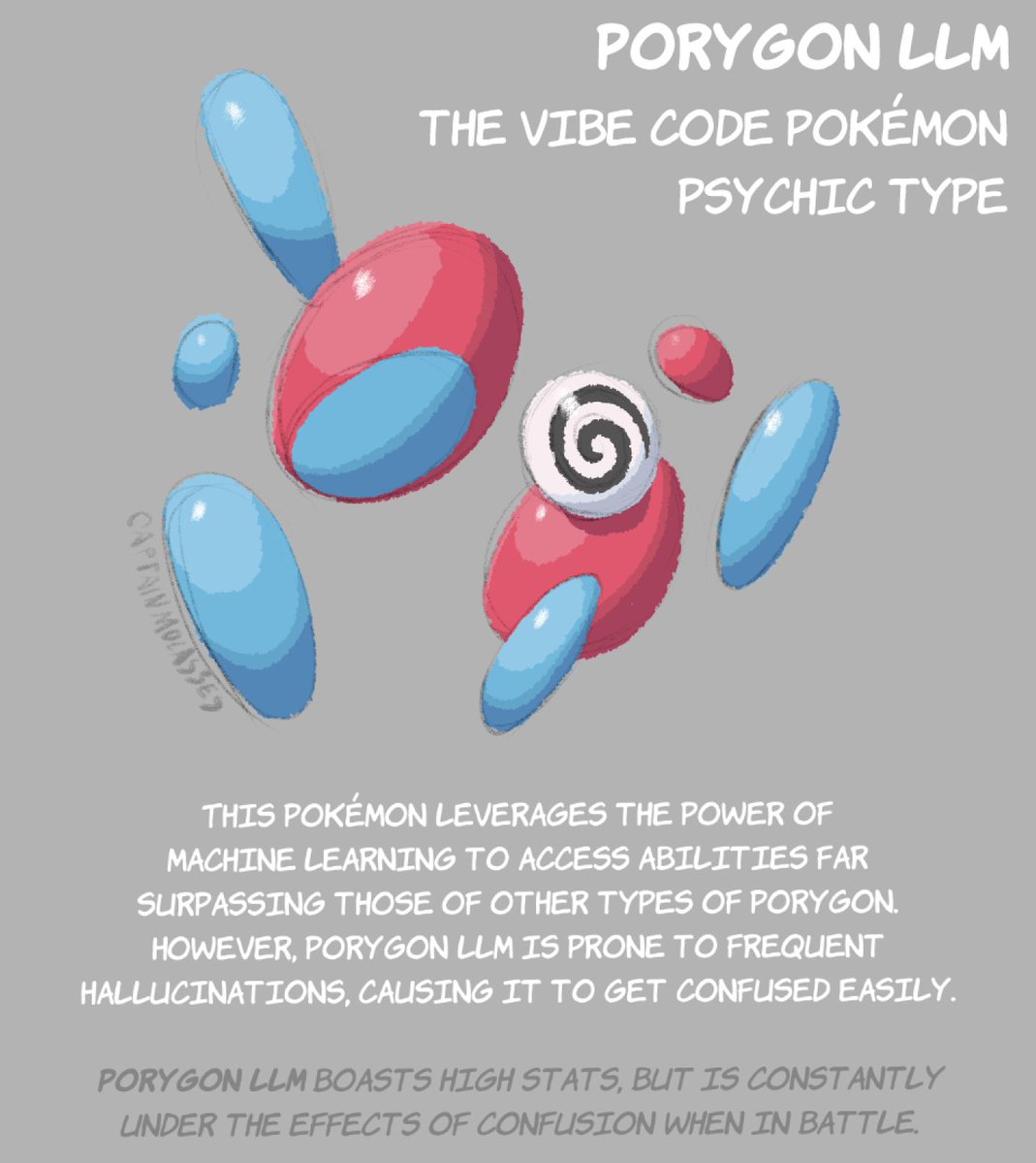 Had an idea for a new evolution for Porygon that reflects the modern era of technology. I predict this will be replacing most other pokemon in competitive use by the end of the decade.