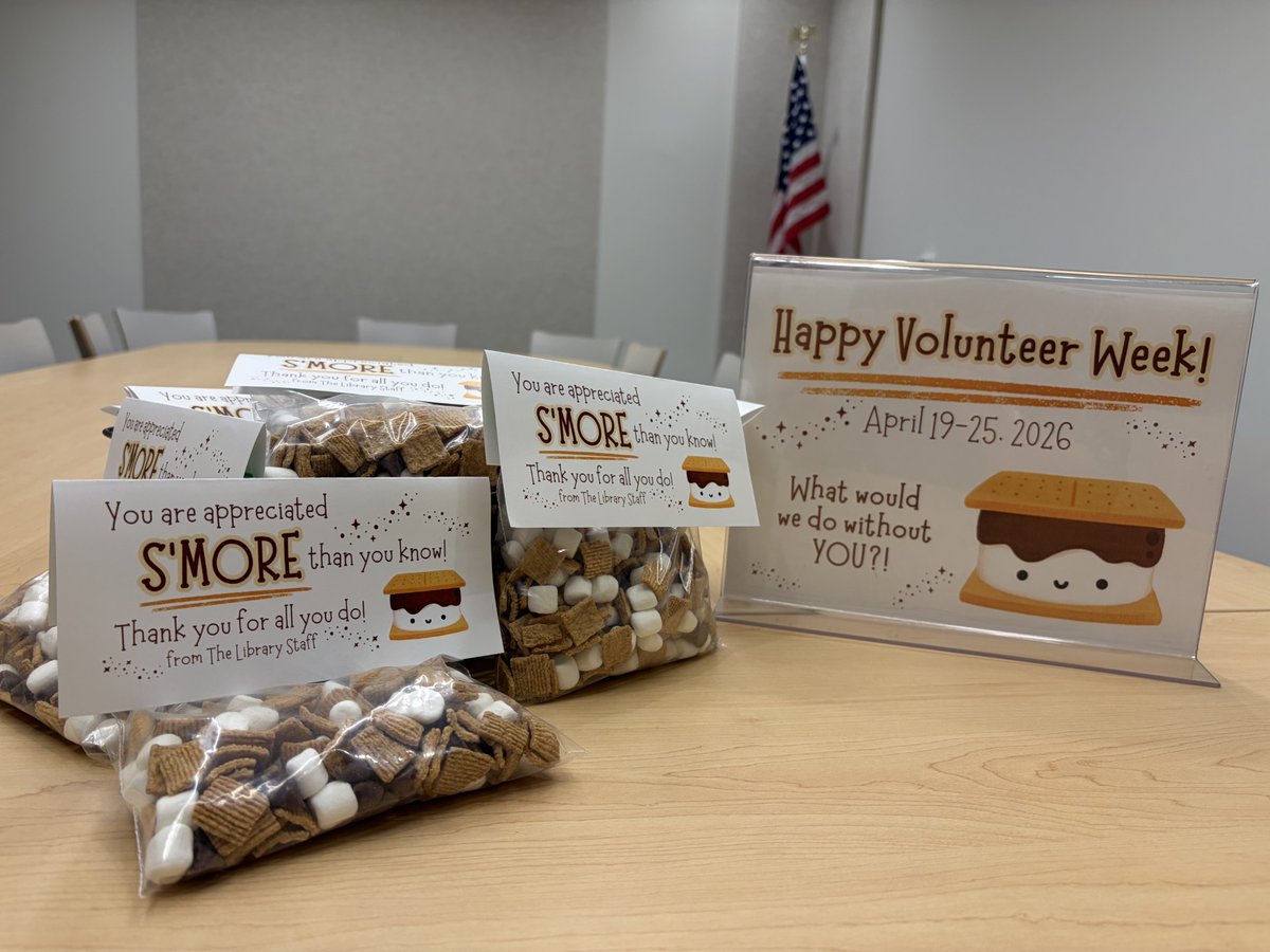 EnnisLibrary's tweet photo. Happy Volunteer Week to the best group of Friends a library could have!
The Friends of the Ennis Public Library meet @ 12 on the 2ndTuesday of the month. Consider joining their awesome group.
Can't attend regular meetings? Support the Friends by shopping @ their Book Sale Corner. https://t.co/GT6r1JFBuT