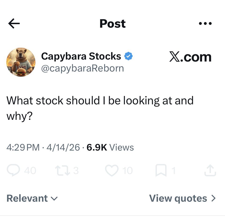 Inverse Capybara Stocks tweet media