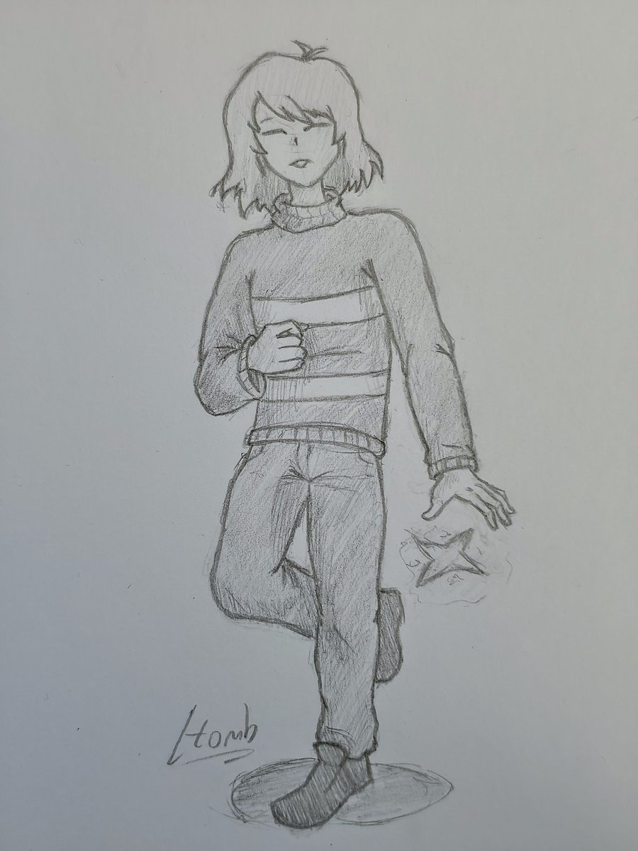 Hombreguz412's tweet photo. Pretty sure it's my first time drawing  Frisk
#Undertale #UndertaleFanart #Frisk https://t.co/ISLzGSLT5O