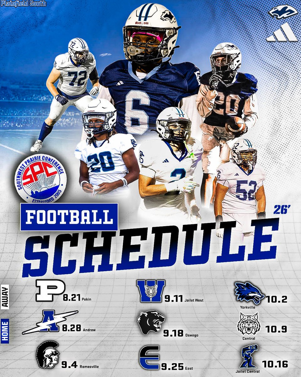 Plainfield South Football tweet media