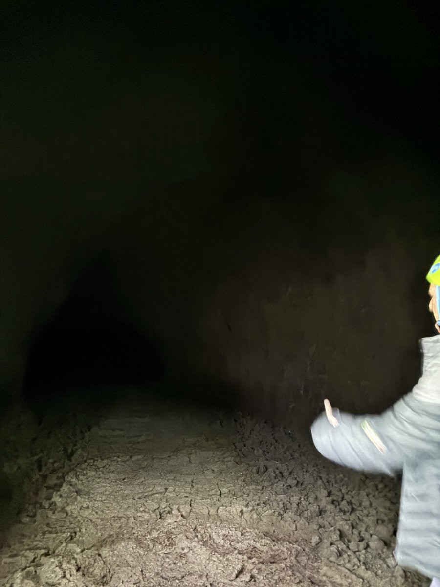 OrserCathy's tweet photo. Lava tunnels at Mount Etna . What an effort to get down to it and the walking on it was insane .. but it was great to experience it . https://t.co/3kCqTUn8uI