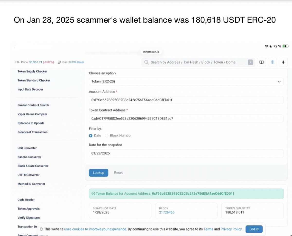 Vareaper1's tweet photo. Deadline passed. No response from @Tether or @CantorFitz.

Law enforcement notice was acknowledged.
~90 days of inaction while funds were being drained.

If you reported stolen funds and saw no action — DM me.

Looking to connect for potential coordinated action. https://t.co/D019FURZQf