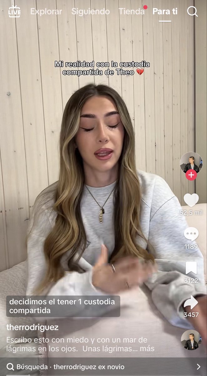 Me salían bastante tiktoks de la chica esta cuidando muchísimo a su perro y ahora resulta que le cede la custodia compartida a su ex porque ‘para cerrar una etapa hay que poner distancia completa’

Antes me muero que separarme de mi animal pero qué cojones…

Sorry por el marujeo