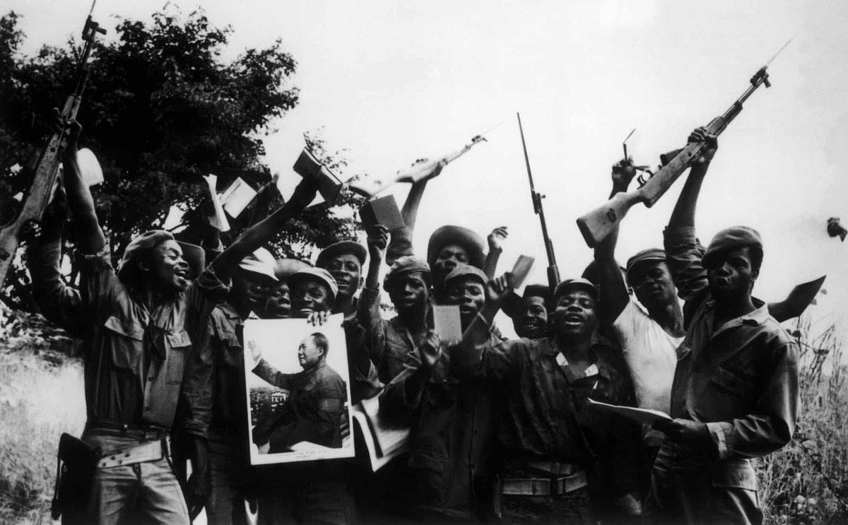 A Maoist rebellion led by Lumumba’s education minister (Pierre Mulele) after Lumumba was dissolved in acid.