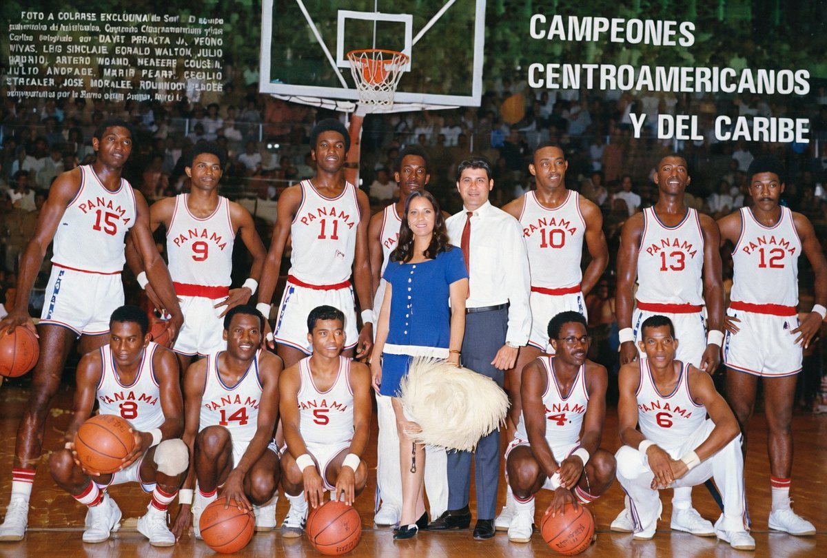 De Pie:  Cecilio Stracker/Pedro el Mago Rivas+/Ervert Cousins/Mario Peart/Arturo Agard+/Luis Sinclair/Ronald Walton+ Agachados:  Julio Andrade+/José Morales/Davis Peralta/Eduardo el brujo Blades/Julio Osorio+. 🏅Oro JCC 1970
¿Volveremos? <a href="/FePaBa/">FEPABA</a>