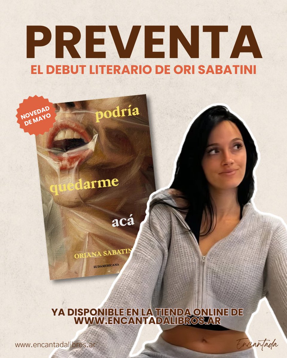 Encantadalibros's tweet photo. El debut literario de Oriana Sabatini llega con una historia intensa, oscura y MUY distinta 🖤

Algunas historias no se olvidan…
y algunos amores tampoco.

Ya está en preventa en https://t.co/rGXChvBIDO 😌
(incluye regalito literario) 

¿Te animarías a leerlo? https://t.co/tidmSX7kCc