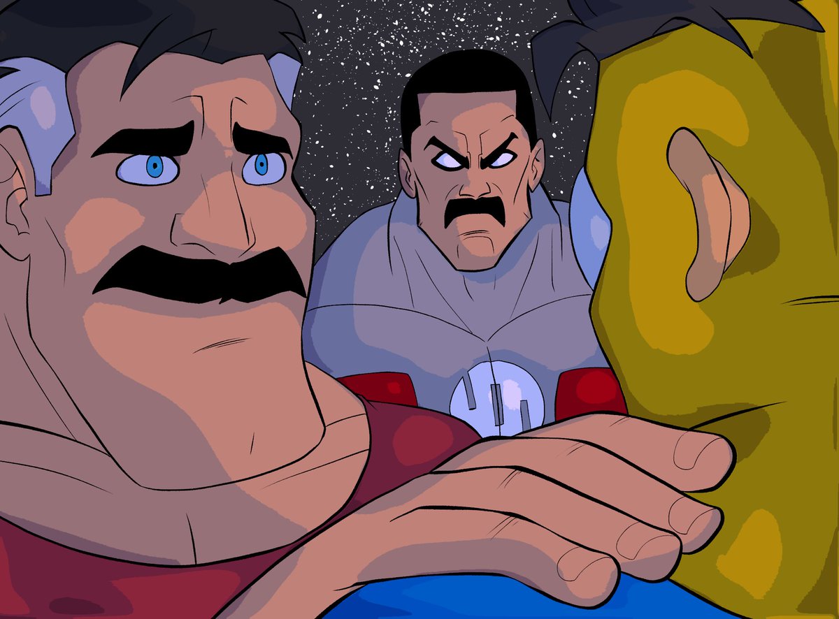 “How do we beat him, dad?!”

“Son…”