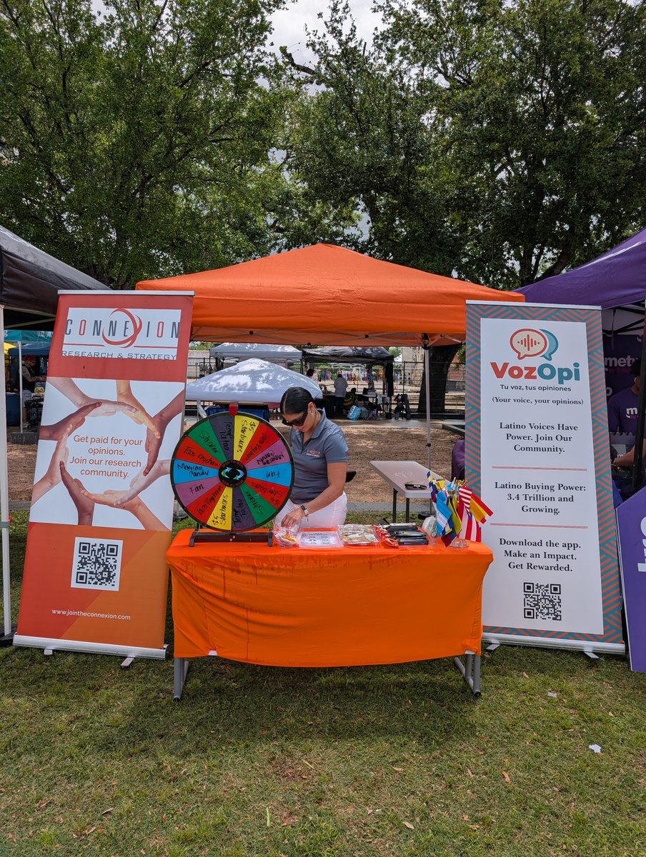 ConneXionBits's tweet photo. We loved being part of Houston Latin Fest on April 11.✨

A great opportunity to connect with the community and strengthen our presence in Houston’s Hispanic and multicultural market. Thank you to everyone who stopped by!
#HoustonLatinFest #MarketResearch #HispanicMarket https://t.co/yFBCPkXTKV