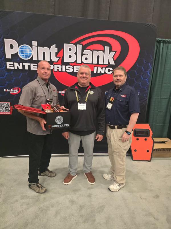 PointBlankArmor's tweet photo. Congratulating our second day winner of the NYTOA prize raffle - Jim Decker from Lackawanna Co SWAT in PA. https://t.co/OSIAD0kc5W