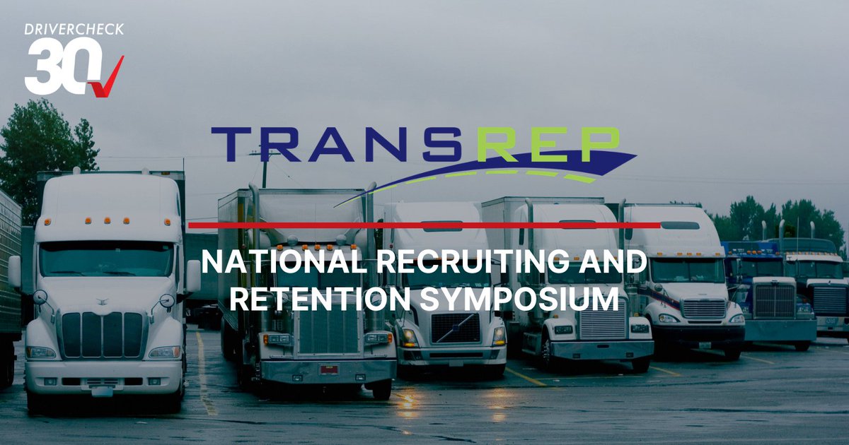 DriverCheckCA's tweet image. DriverCheck is proud to attend the TransRep National Recruitment &amp;amp; Retention Symposium, joining industry leaders to tackle today’s biggest workforce challenges in the transportation industry.

📅 April 28–29, 2026

We hope to see you there!

#NRRS2026 #Transportation #DriverCheck