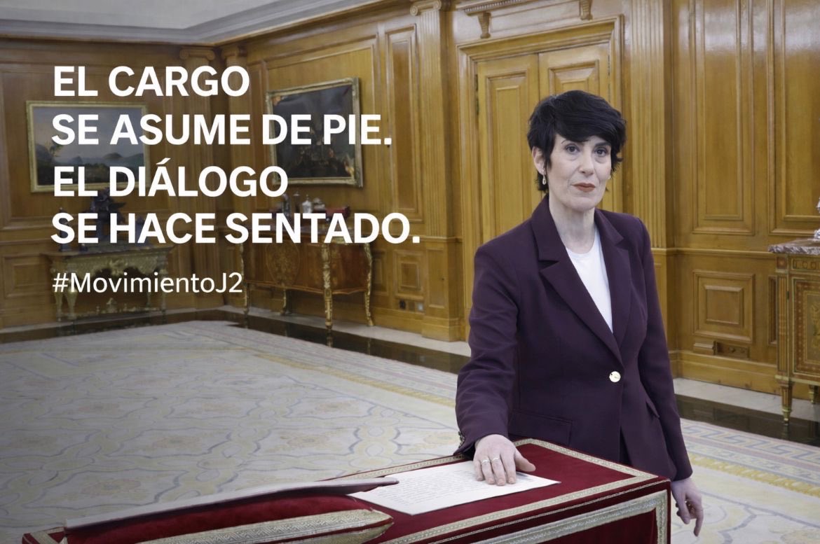 Sra <a href="/SaizElma/">Elma Saiz</a> póngase a trabajar y escuche las reivindicaciones de #J2JodidosYDiscriminados 📢📢🆘️