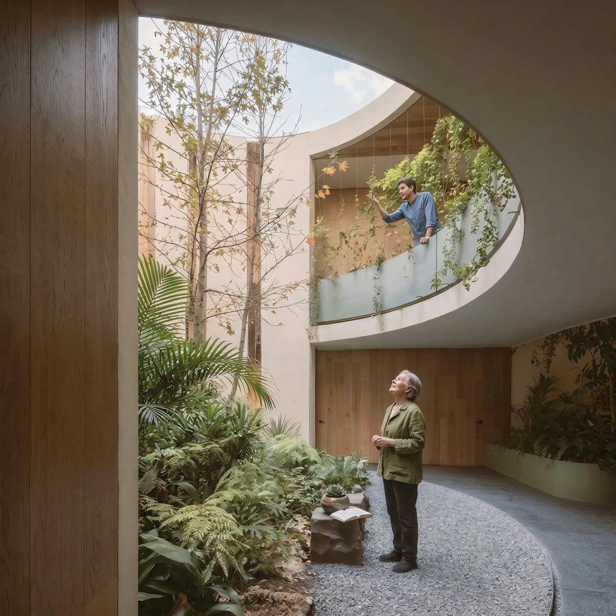 aa_bolu's tweet image. Day 16

"I don’t believe architecture has to speak too much. It should remain silent and let nature in the guise of sunlight and wind."
- Tadao Ando

#Architecture #SpatialDesign #BiophilicDesign #Minimalism #ArchiViz #DesignChallenge #ArchitectureLovers #ModernArchitecture