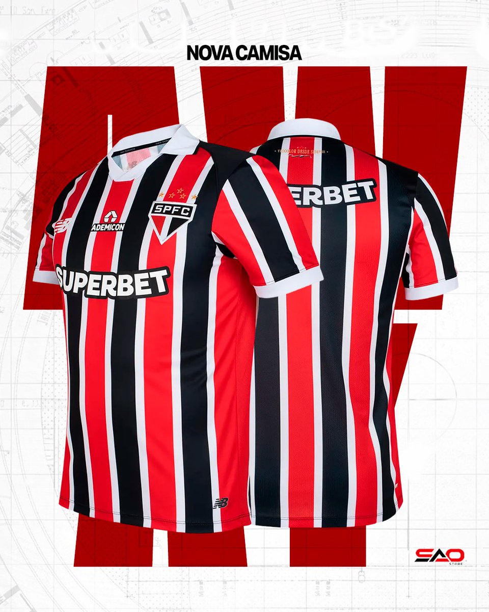 A nova camisa do Tricolor já chegou para aumentar sua coleção! 🇾🇪

Acesse a SAO Store para garantir a sua sem sair de casa! 🛒 tinyurl.com/CamisaAway-SPF…
