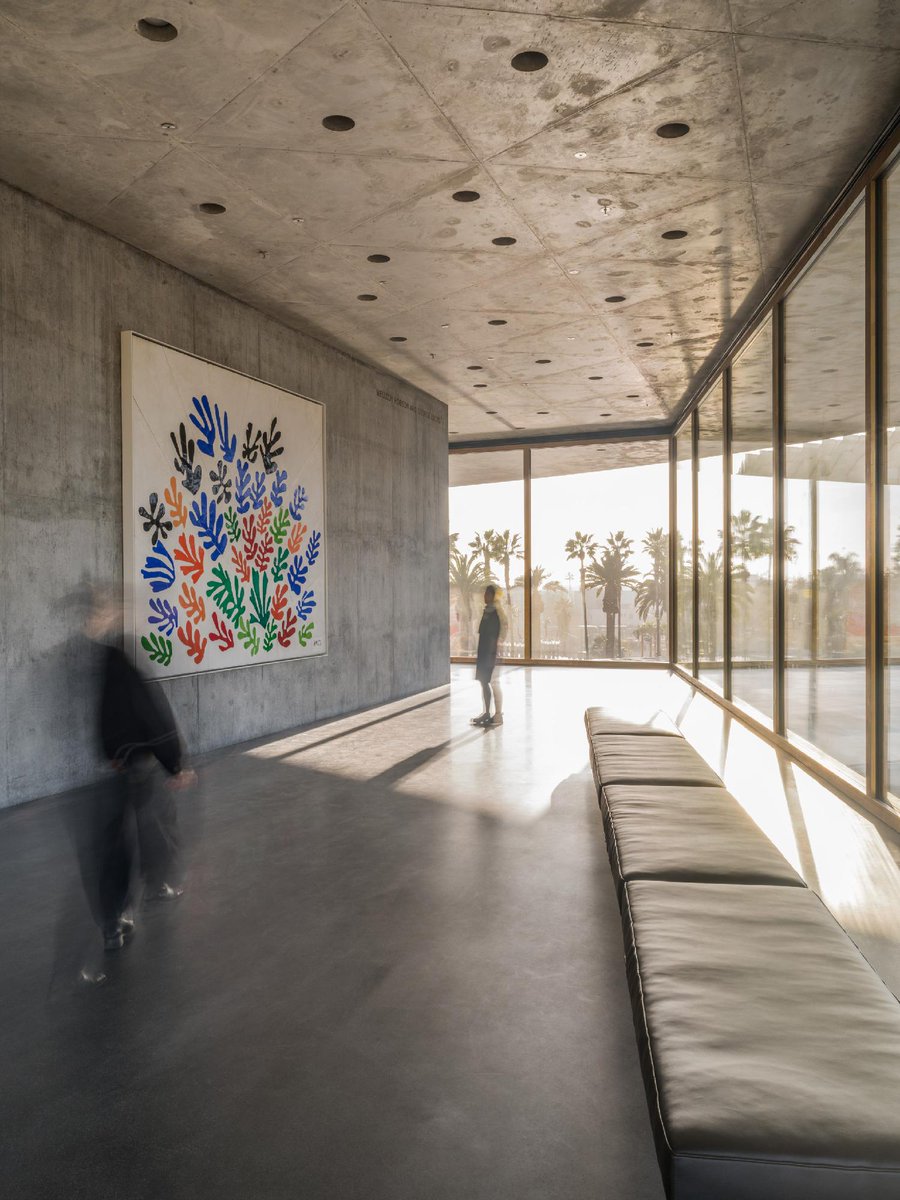 dezeen's tweet photo. Art installations bring colour to Peter Zumthor's austere LACMA addition:
https://t.co/m6wAEHaMXF https://t.co/h4lXHJr49D