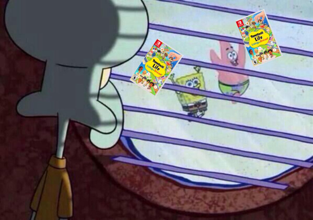 Watching the timeline play Tomodachi Life while mine is still out for delivery