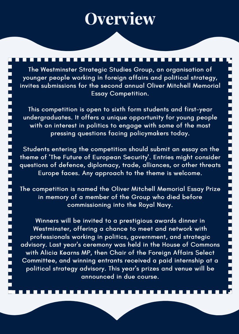 Westminster Strategic Studies Group tweet media