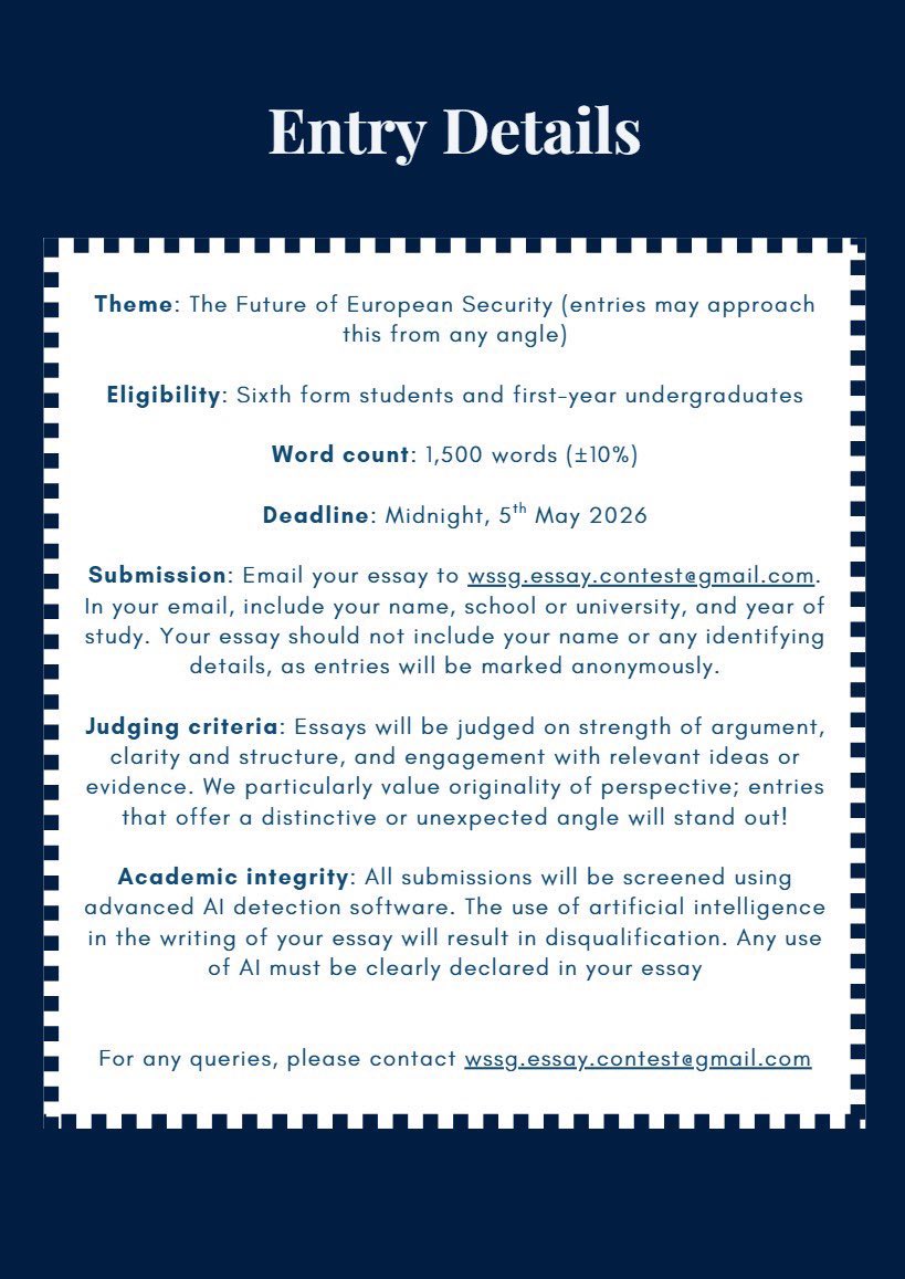 Westminster Strategic Studies Group tweet media