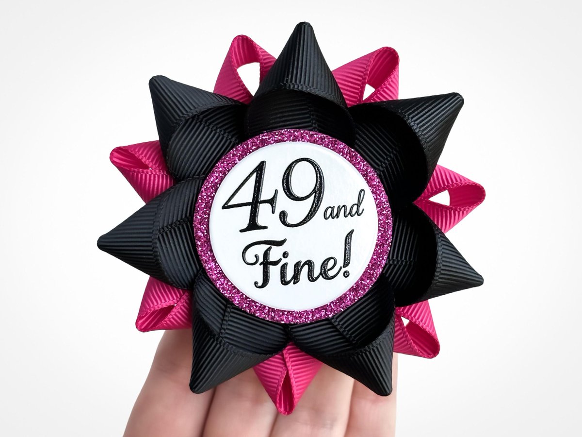 PPerceptions's tweet image. 49th Birthday Gift, 49 and Fine Pin, Adult Birthday Party Decorations, Small Gift for Her, Custom Celebration Decorations, Black and Fuchsia tuppu.net/c5e1f56 #handmadegifts #Etsyshop #partyplanning #shopsmall #shopping #events #49thParty