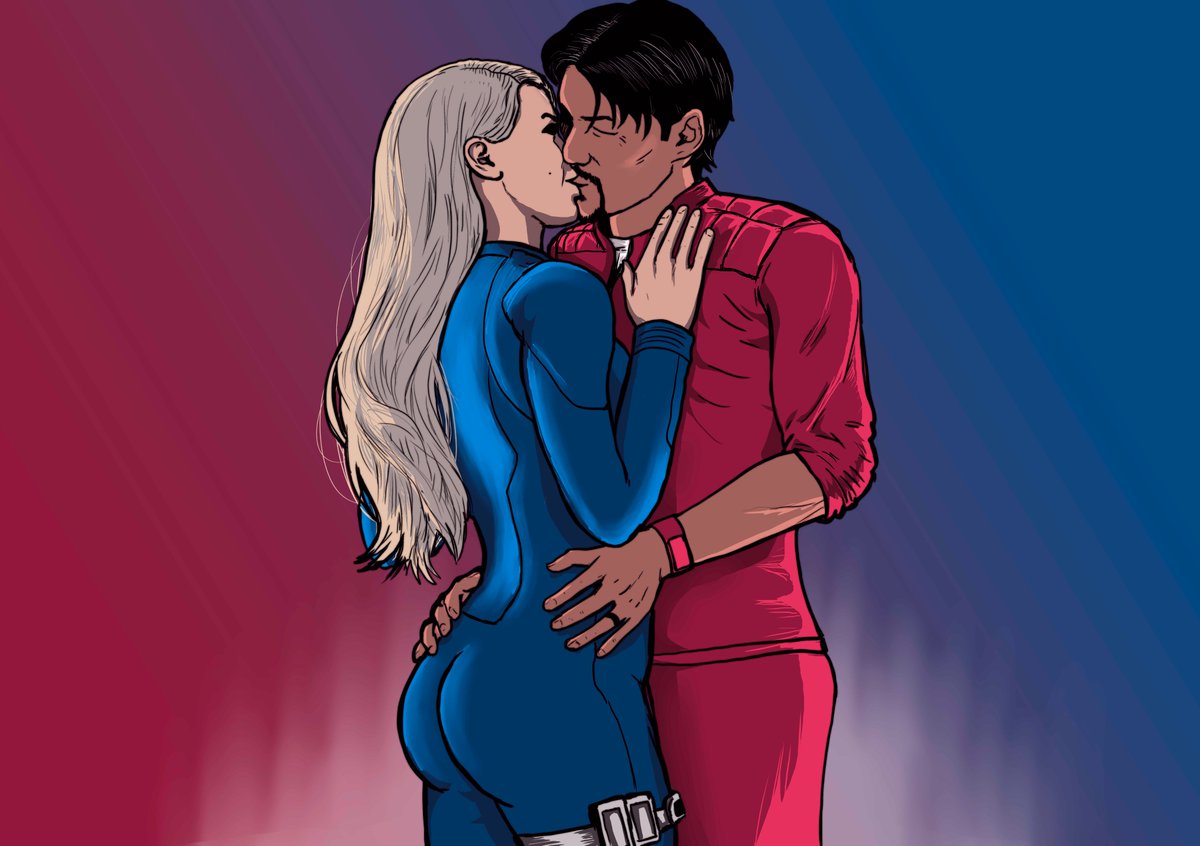 skevinger's tweet image. Cora and Scott 

#masseffectandromeda #masseffect #bioware #fanart #art #coraharper #scottryder #masseffectfanart