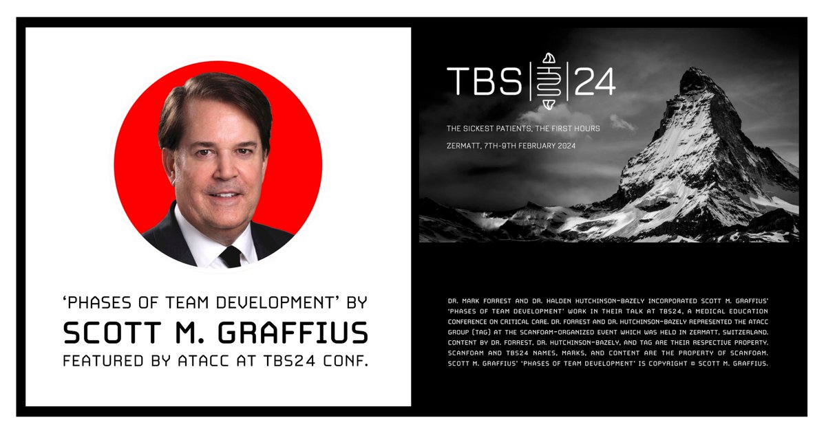 AgileScrumGuide's tweet image. "Phases of Team Development" by Agile and teamwork tradecraft expert @ScottGraffius is used worldwide. The list includes EMS physicians Dr. Mark Forrest and Dr. Halden Hutchinson-Bazely.

scottgraffius.com/blog/files/tbs…

#EMS #EMSPhysicians #HighPerformanceTeams #Agile #Teamwork