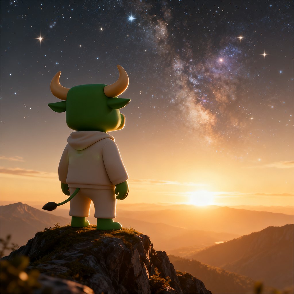 memepadVNZLA's tweet image. Eyes on the horizon…
the #bull doesn’t look back, only forward. 🐂🚀 
#ton #bullish