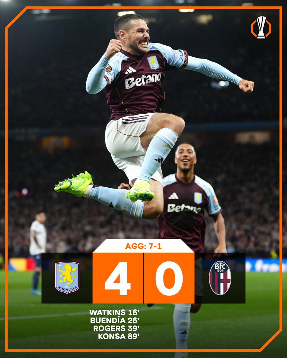 EuropaLeague's tweet image. Dominant Aston Villa 🤯

#UEL