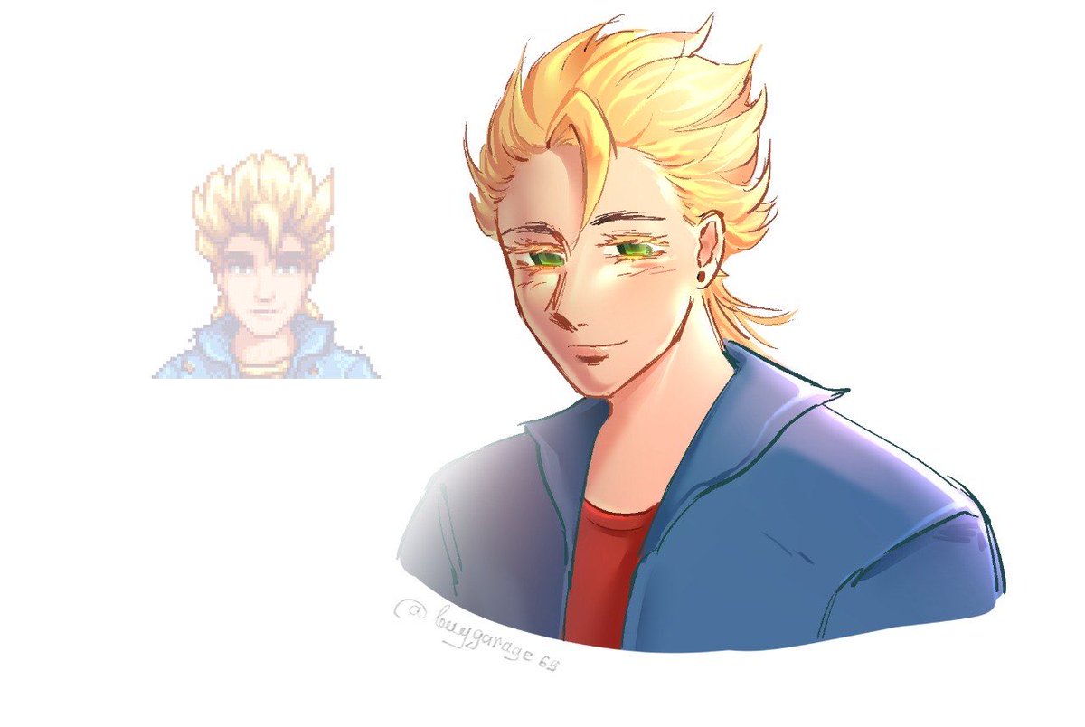 buygarage69's tweet photo. #stardewvalley #stardewvalleyfanart #stardewsam #fanartㅤㅤㅤ https://t.co/1yO1DLySrH