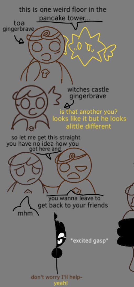 altluck's tweet image. Oh no they’re multiplying (this has no cannon implications in the slightest I just wanted to have an excuse to draw toa and wc gb)
#gingerbrave #cookieruntowerofadventures #cookierunwitchescastle #ultimatecookie #cookierunovenbreak