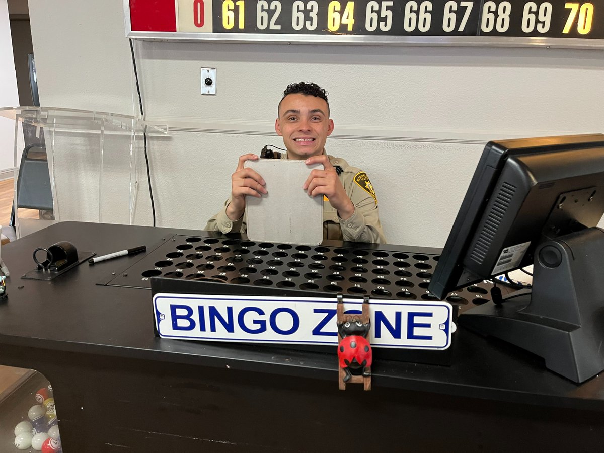 LVMPDSCAC's tweet image. We joined the seniors at Montara Meadows for Bingo—and they showed us how it’s done 😄

Safe to say, we had a great time (even if we didn’t win). Thanks for having us! 💙

#CommunityFirst #BingoPros