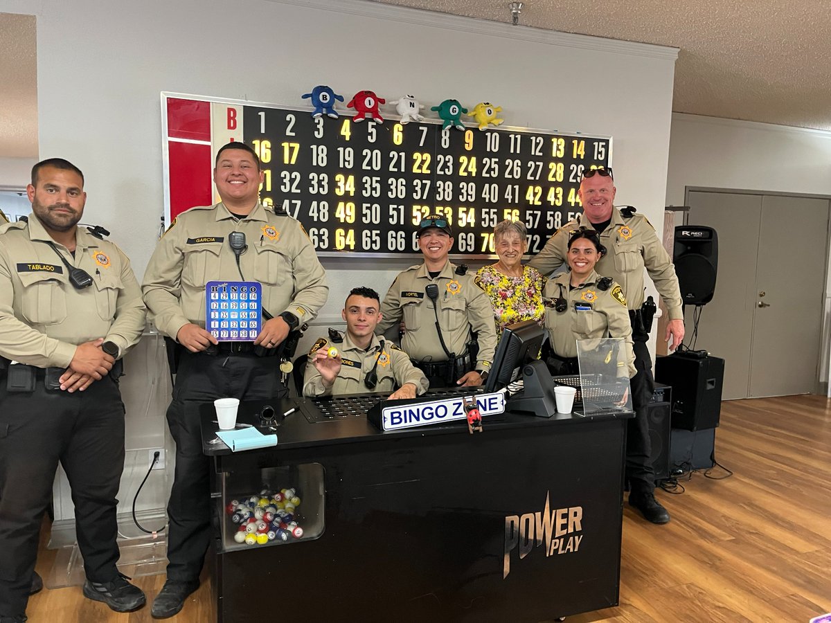 LVMPDSCAC's tweet image. We joined the seniors at Montara Meadows for Bingo—and they showed us how it’s done 😄

Safe to say, we had a great time (even if we didn’t win). Thanks for having us! 💙

#CommunityFirst #BingoPros