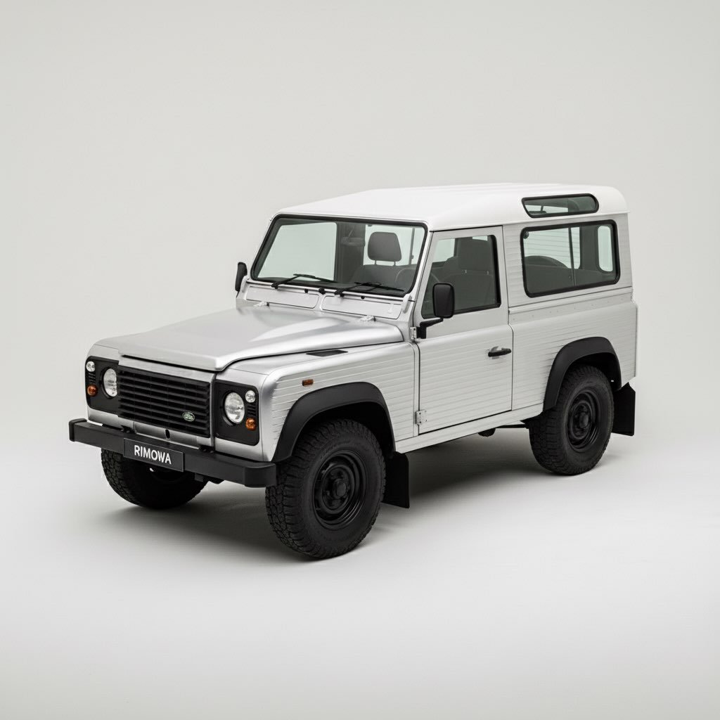 kotecinho's tweet photo. A Land Rover Defender reimagined through the lens of Rimowa

HKST
