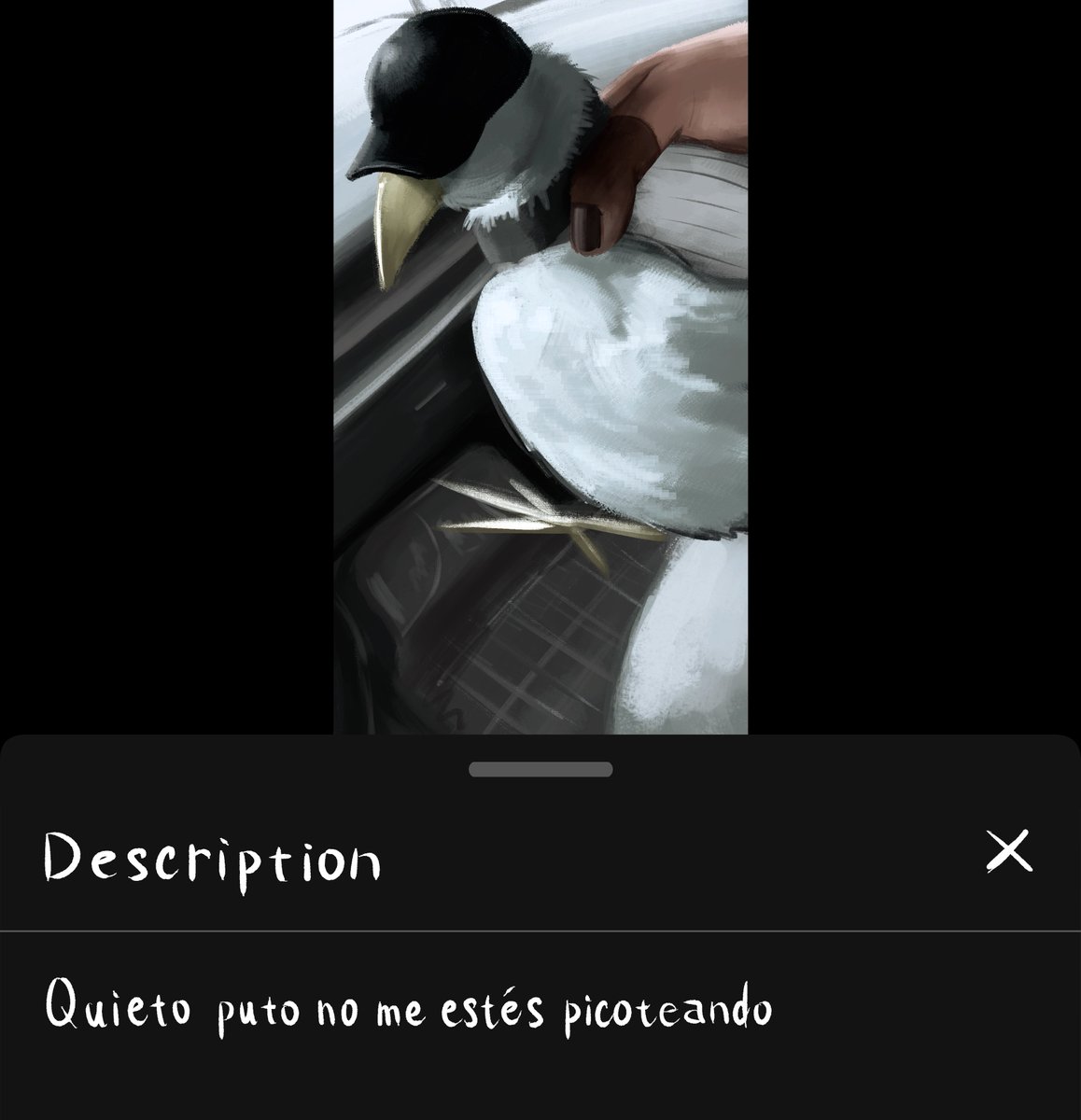 oyasumikudasai's tweet photo. Quieto puto no me estés picoteandoパロ https://t.co/dQXouqkCOB