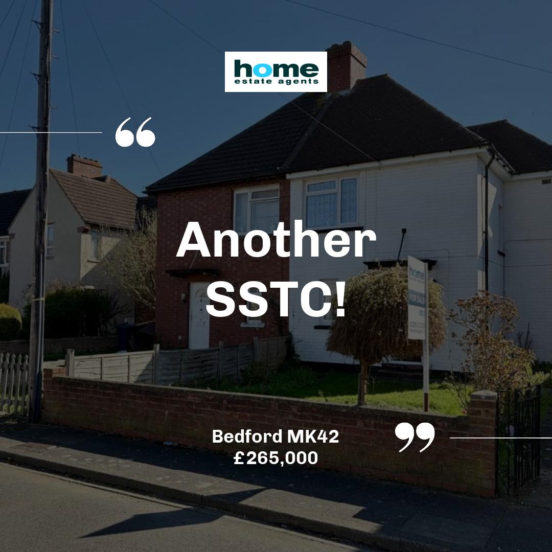Bedford MK42 

🛏 3 bed 
🚿 1 bath 

SSTC 3 Bed Semi-detached House £265,000 

📲 Get in touch with our team today! 

📞01234 271599 
📧 info@homeestateagents.net