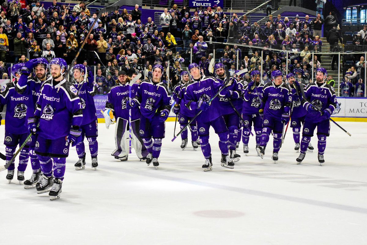 We would like to wish all the players, coaches, management and staff of the <a href="/ClanIHC/">Glasgow Clan 🏒🏴󠁧󠁢󠁳󠁣󠁴󠁿</a> a massive good luck ahead of the play off weekend in Nottingham🤞

You’ve done us proud by getting us to the final four, now just one final push. 

We will be right behind you all weekend💜