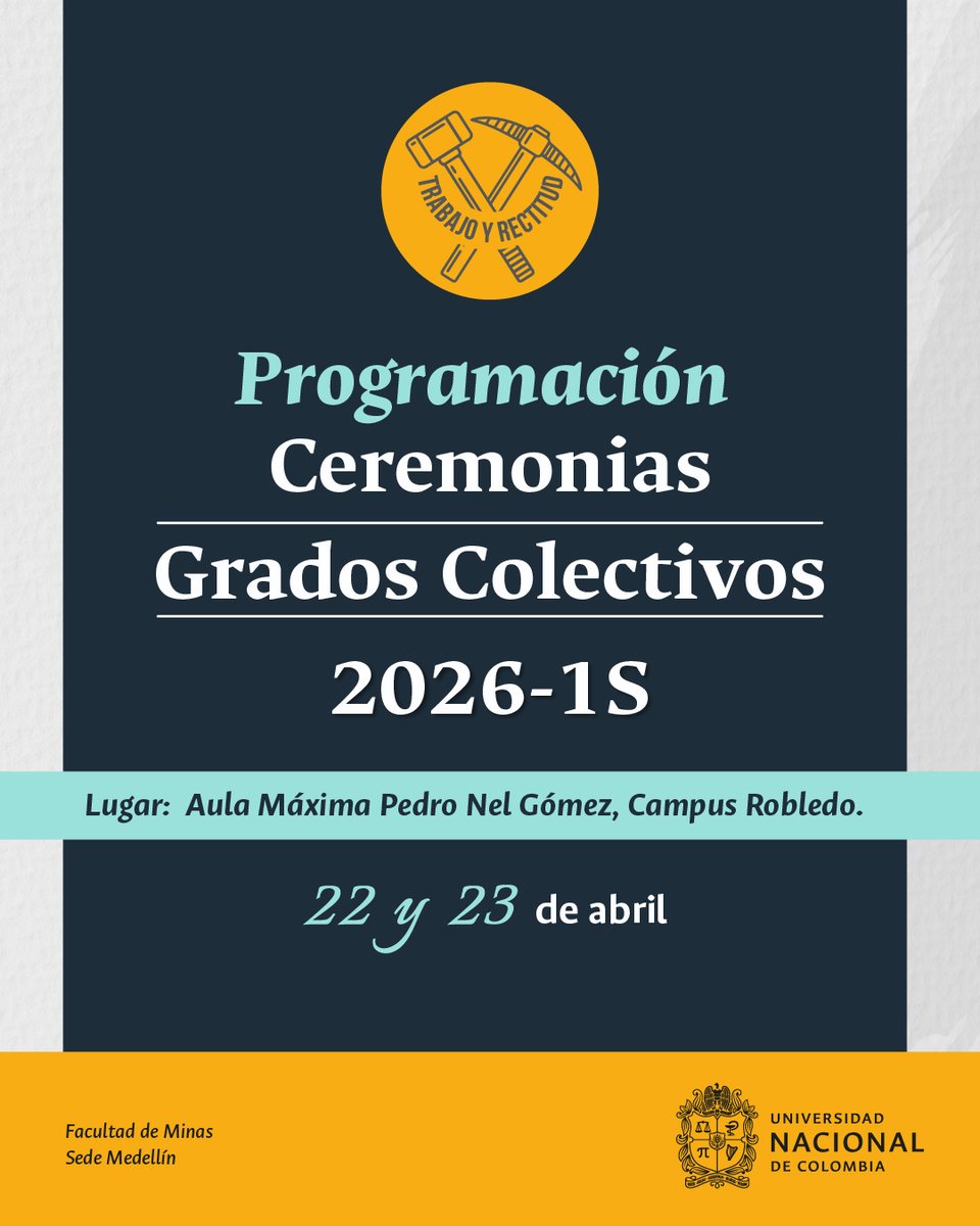 Minas Medellín UNAL tweet media