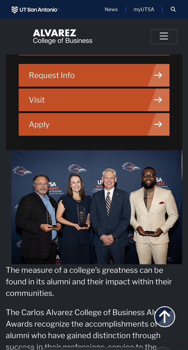 Keim_IsRare's tweet image. Always love for #UTSA … 💫 

Great to see my face on the landing page…. #COB 💼