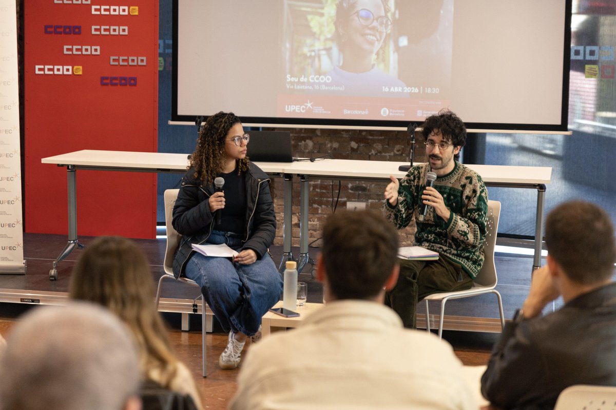 UPEC_cat's tweet photo. 💬 Avui hem compartit una conversa amb Vitória Genuino sobre el poder del jovent organitzat i les lluites per drets bàsics com l’habitatge.

🇧🇷 Des de la seva experiència al Brasil, ens ha parlat sobre les oportunitats i les contradiccions de transformar la realitat des de dins. https://t.co/PwMO2y4som