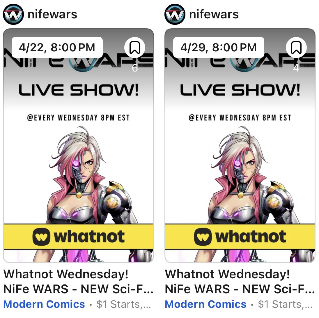 NiFe WAR: Last Defense 👾 📱

We are having a GIVEAWAY.

🔥🔥🔥🔥🔥🔥🔥🔥🔥🔥

Here is what to do…

#1 - Follow NiFe WARS on Whatnot at 
whatnot.com/s/mD4cPQVY

#2 - Send Us a DM to Let Us Know

• The Epic Card will be an AirUnit, PowerCard, or Troop. You can decide on a Human