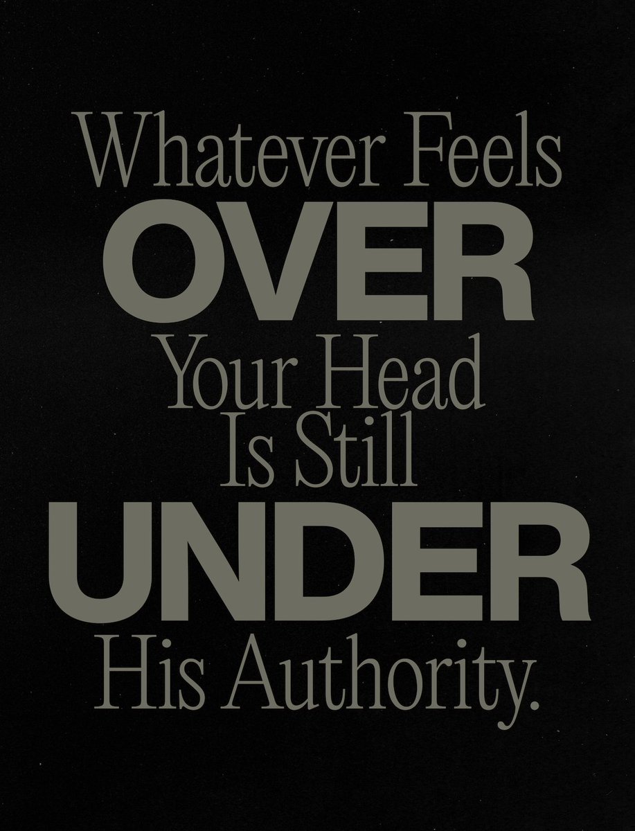 ElevationChurch's tweet photo. There's nothing that I could ever go under that He isn't over.
Jesus has authority.

YouTube: I'm Going Under https://t.co/NpSnzv2EJ1