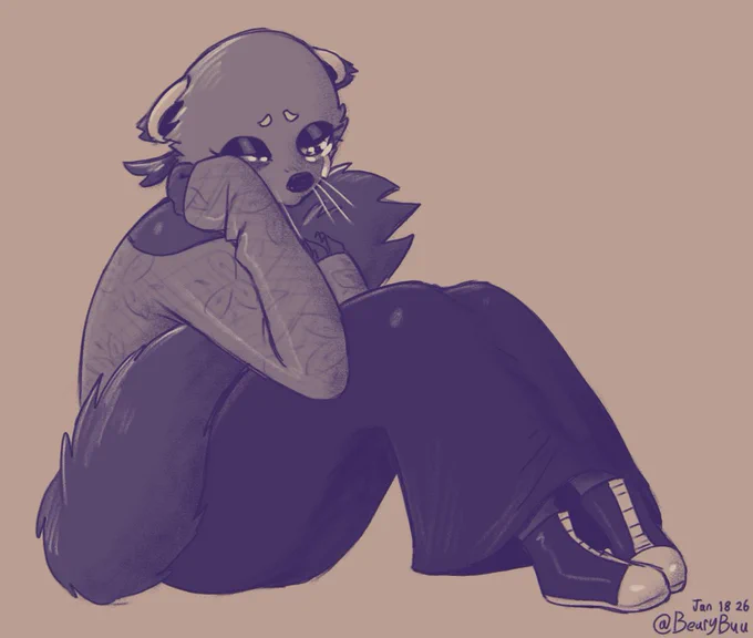 30 minute doodle every day of January: 15 Magdalene