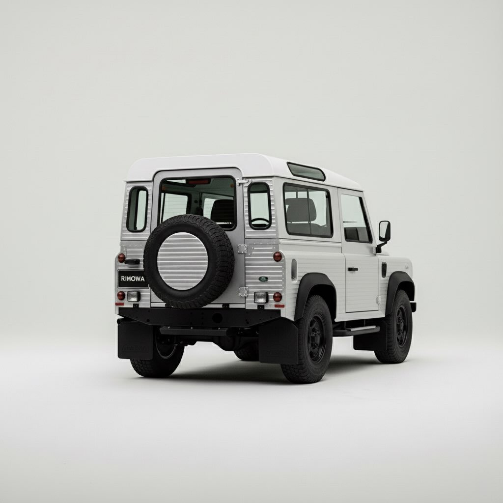 kotecinho's tweet photo. A Land Rover Defender reimagined through the lens of Rimowa

HKST