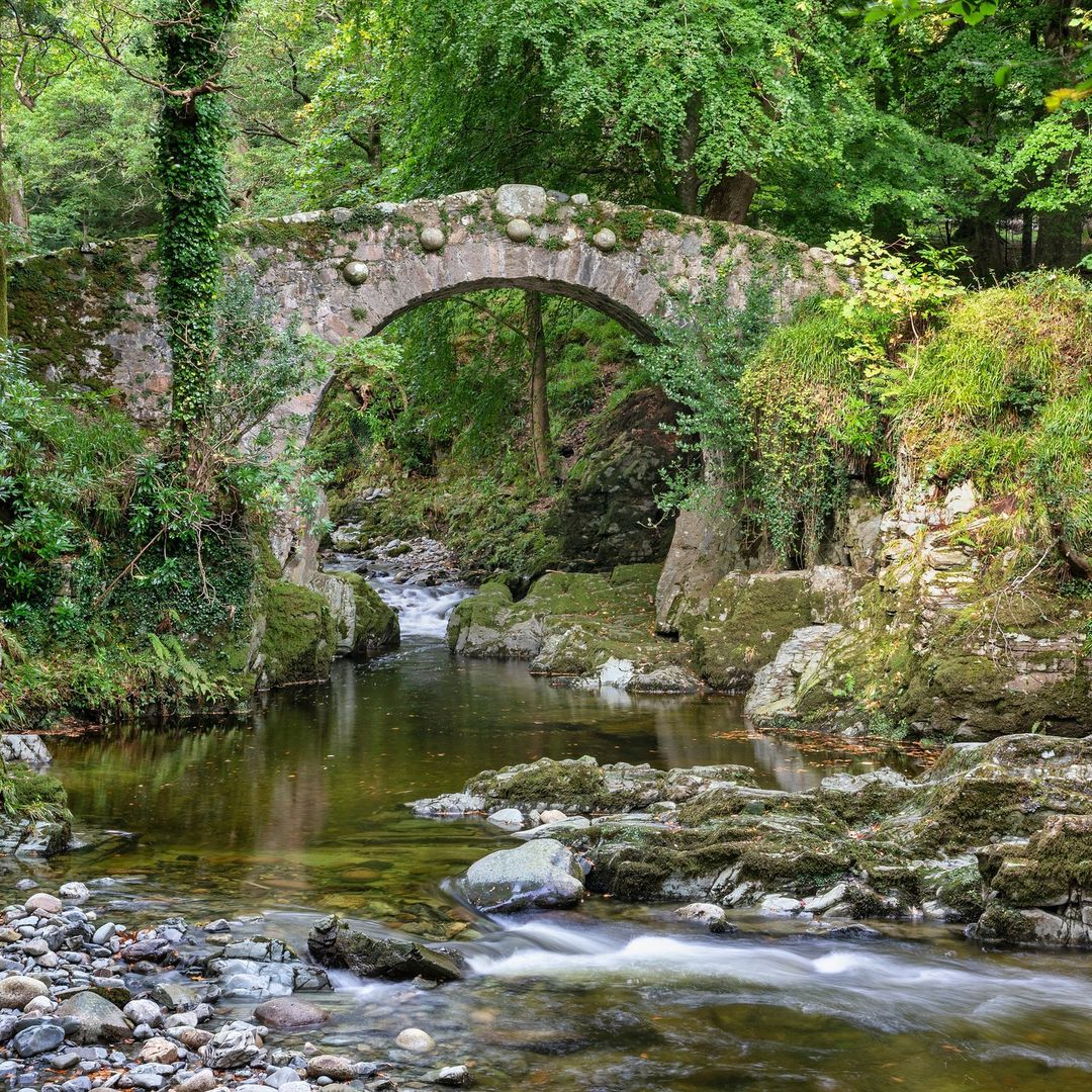 Foley Bridge Step into a fairytale with this enchanting fall image of Foley's Bridge ...