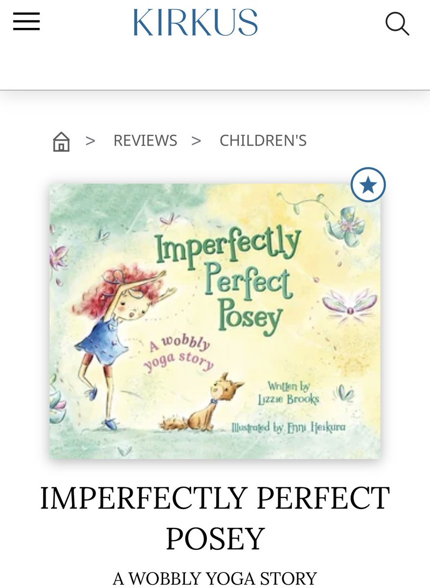 _Lizzie_Brooks_'s tweet image. WHAAA?!! KIRKUS STARRED REVIEW?!  With so many lows in the publishing journey, I'll take this high. Keep writing &amp;amp; believing, my friends. 🩵 #kidlit #writingcommunity #publishing #picturebooks #yoga