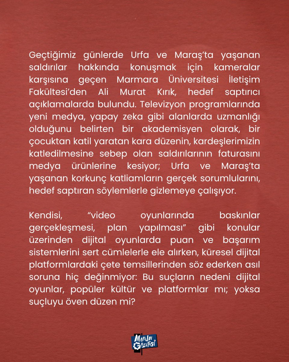 Marun Gazetesi tweet media