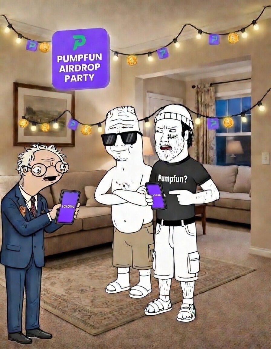 CryptoZomb1e's tweet photo. @fibonacki @a1lon9 Me and my bros waiting for the Pumpfun airdrop

$Unc
$Lost
solana:CGEDT9QZDvvH5GmVkWJH2BXiMJqMJySC9ihWyr7Spump https://t.co/E6tf6Gejy5