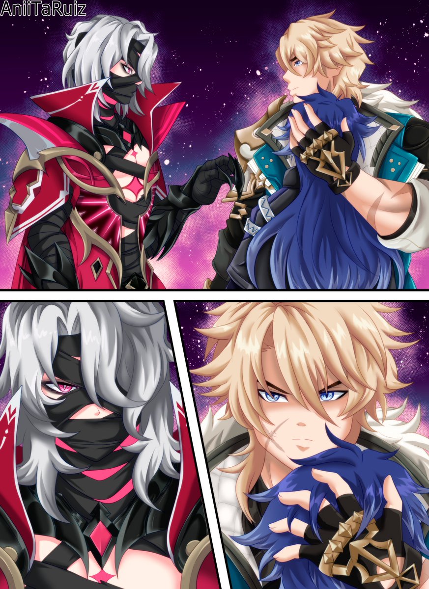 aniitaruizz5's tweet photo. Rerir x Flins x Varka ❤️💙💛

#rerflins #gravesin #Varflins #rerflins #GenshinImapact  #varka #flins #rerir

#GenshinArt https://t.co/SrEYeiEoUU